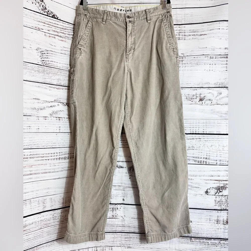 The North Face Pants Mens‎ Size 36 A5 Corduroy Tan Outdoor cotton Hiking Pockets